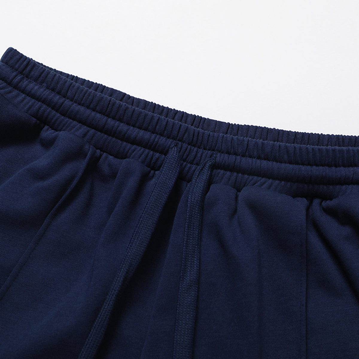 Women's Solid Pleated Cotton Shorts