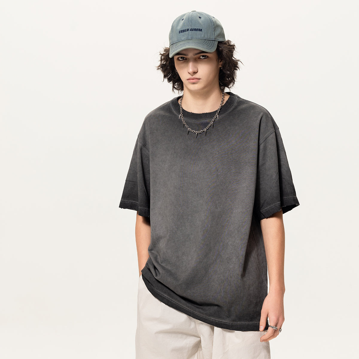 Vintage Washed Loose Fit T Shirt 8.4oz