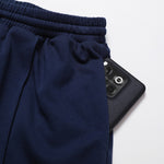 Women's Solid Pleated Cotton Shorts