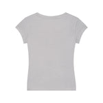 Solid-Color V-Neck Cotton T-Shirt 215gsm