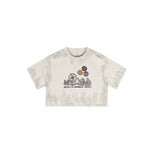 Washed Baggy Fit Graphic Crop Top-INNBLAC Fashion Apparel