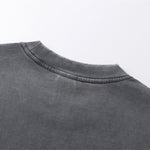 Utility Pocket Distressed Washed Oversized Street Tee