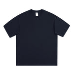 Crew Neck Solid Color Cotton Tee 7.5oz