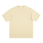 Crew Neck Solid Color Cotton Tee 7.5oz