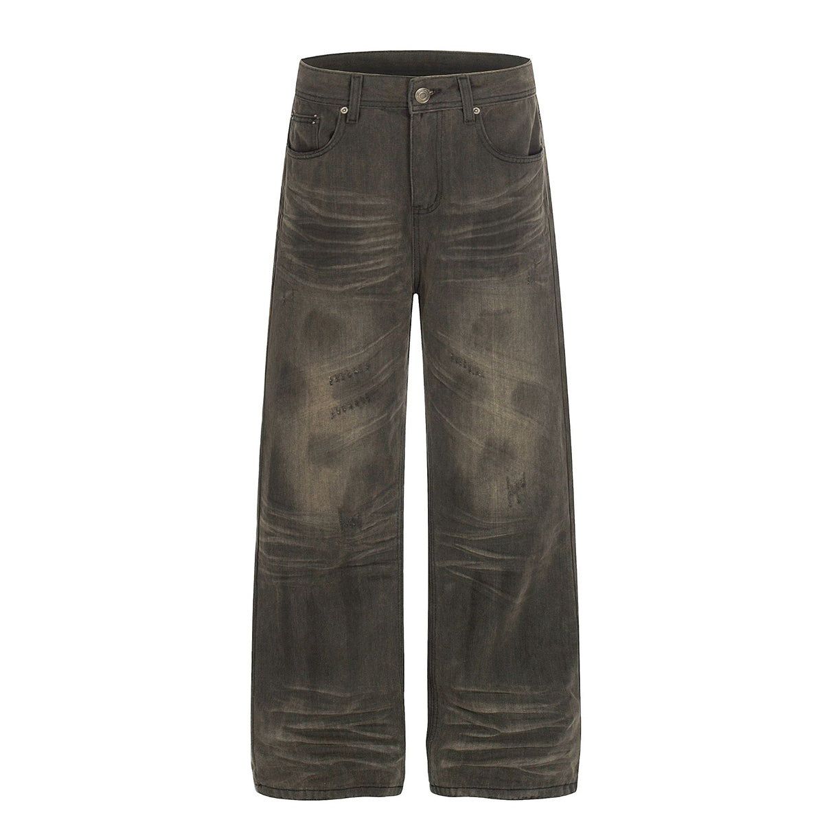 Vintage Washed High Street Loose Fit Jeans