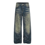 Vintage High Waist Faded Jeans