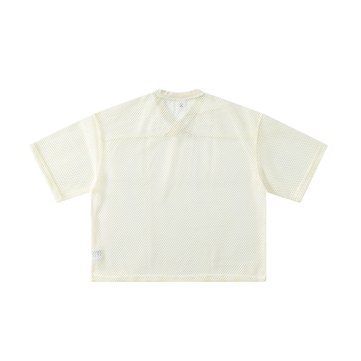 Breathable Mesh Oversized V Neck Tee