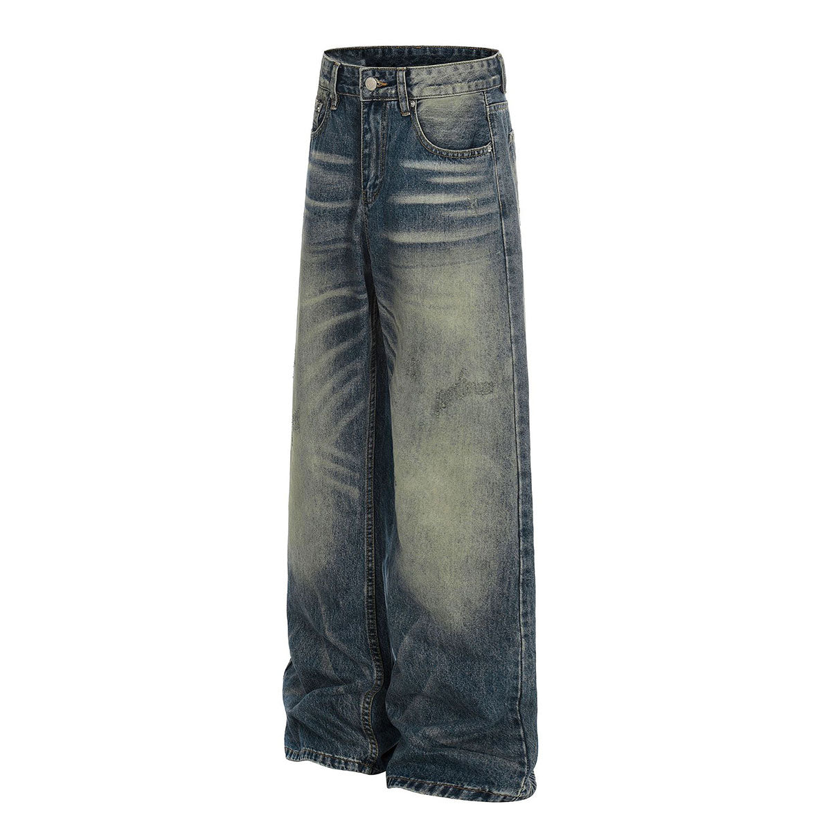 Vintage High Waist Faded Jeans