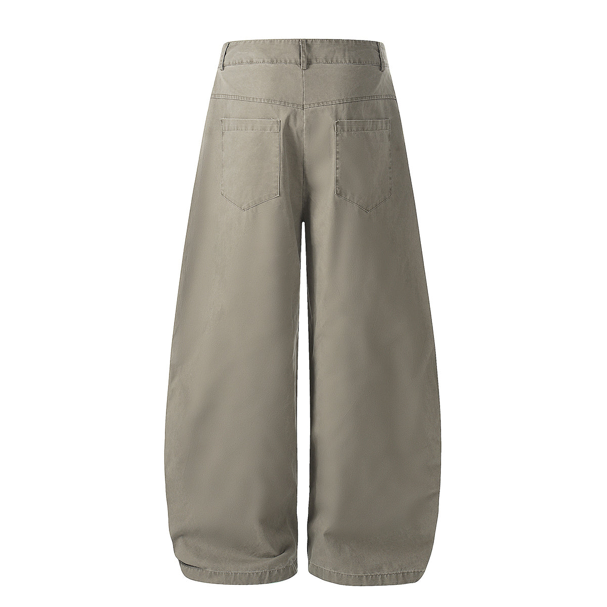 Square Stud Detail Wide Leg Pants