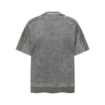 Vintage Washed Patchwork Short Sleeve Chest Pocket Tee