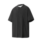 Layered Deconstructed Cropped Boxy Crew Tee