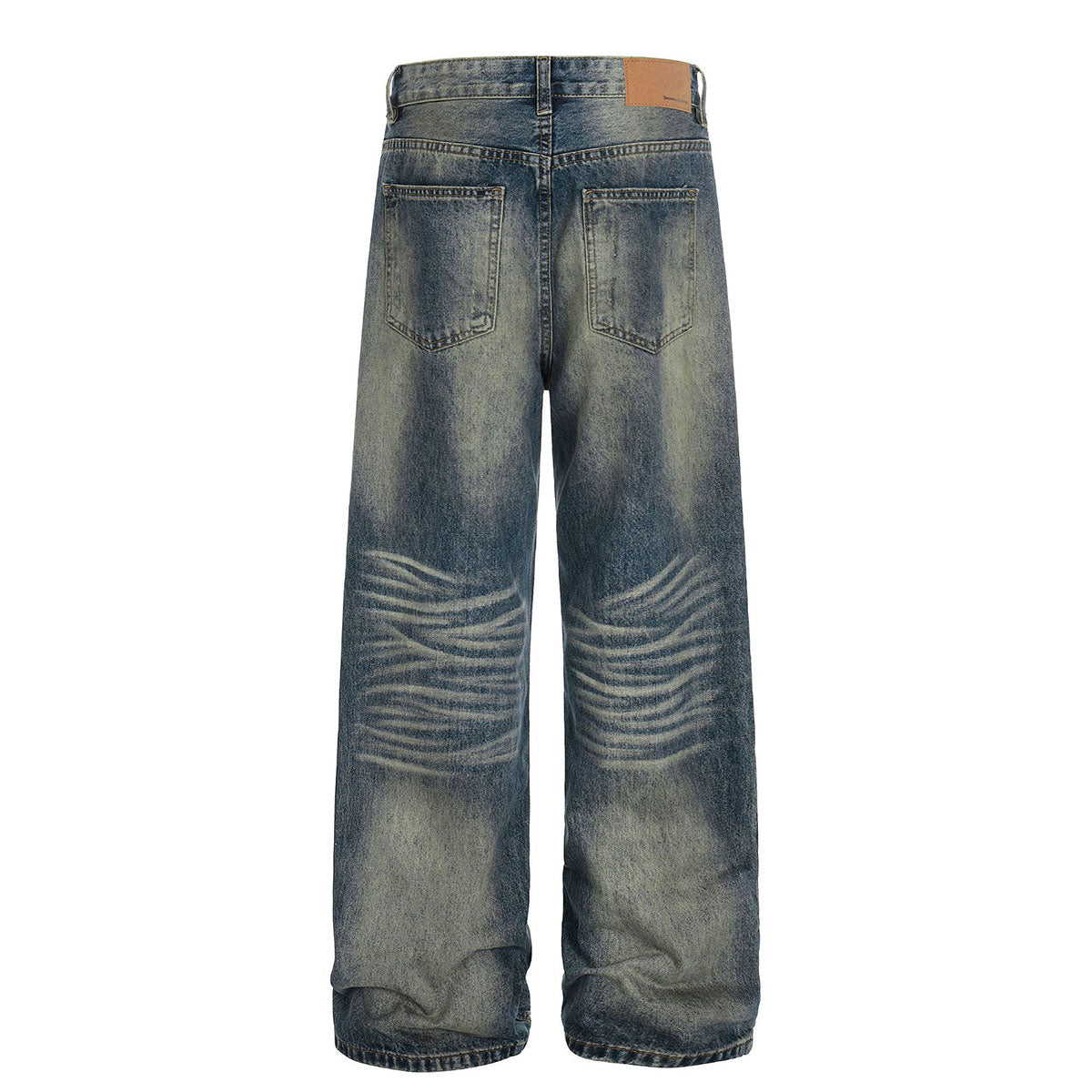 Vintage High Waist Faded Jeans