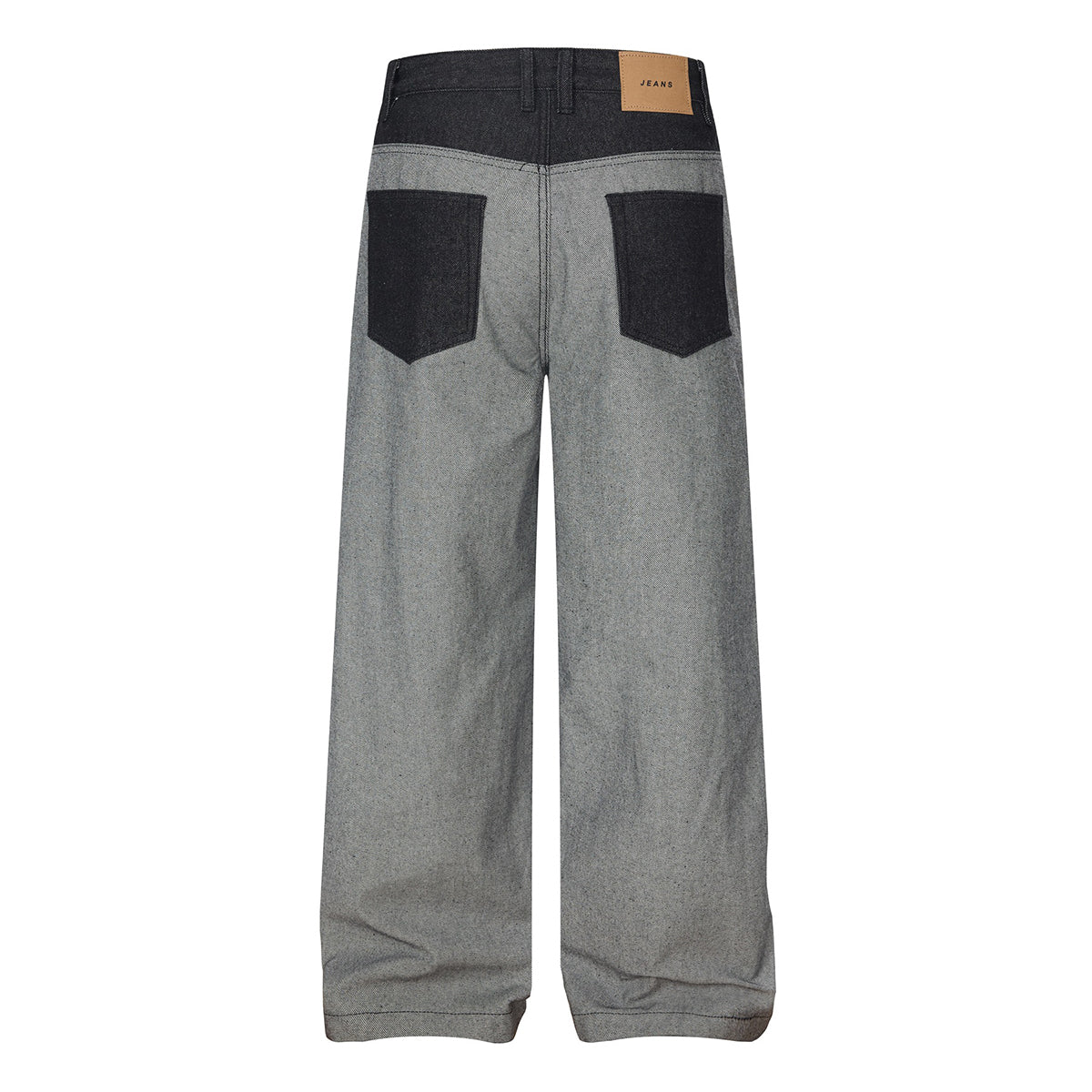 Vintage-Inspired High-End Button Wide-Leg Denim Pants