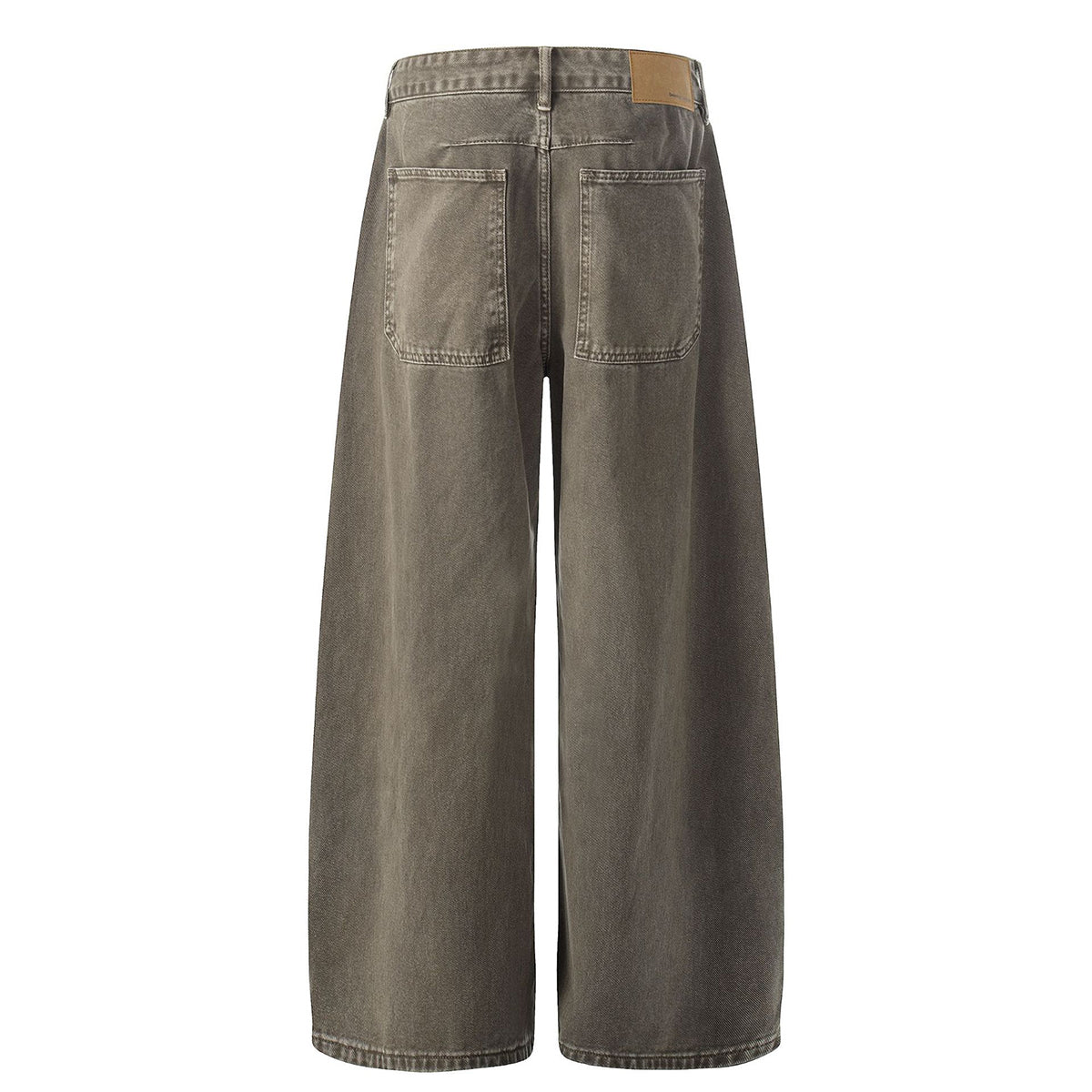 High-Waisted Wide-Leg Button Front Vintage Pants