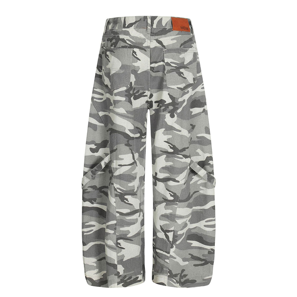 Utility Camouflage Cargo Wide Leg Pants