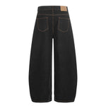 Classic Dark Wash Wide Leg Jeans