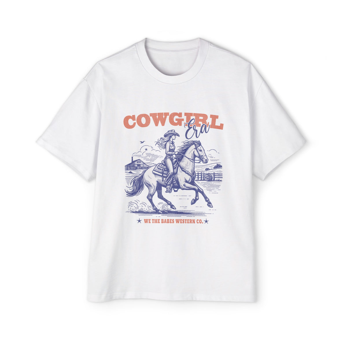 Western Cowgirl Era Vintage Graphic Tee-INNBLAC Fashion Apparel