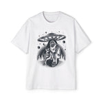 Bigfoot Alien And UFO Graphic Tee-INNBLAC Fashion Apparel