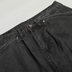 Distressed High Waist Wide Leg Denim Jeans