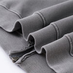Double Slider Fleece Kangaroo Pocket Hoodie