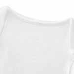 Solid Slim Fit Cropped Hot Girl Tee