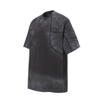 Structured Seams Minimalist Gradient Contemporary Design Tee