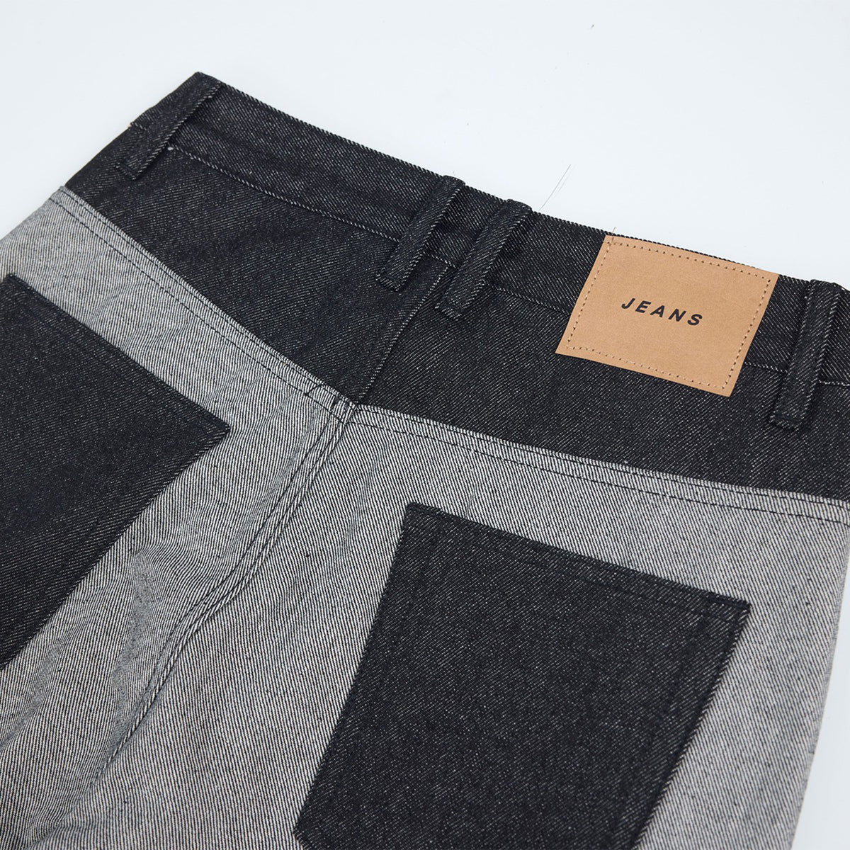 Vintage-Inspired High-End Button Wide-Leg Denim Pants