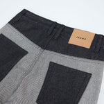 Vintage-Inspired High-End Button Wide-Leg Denim Pants