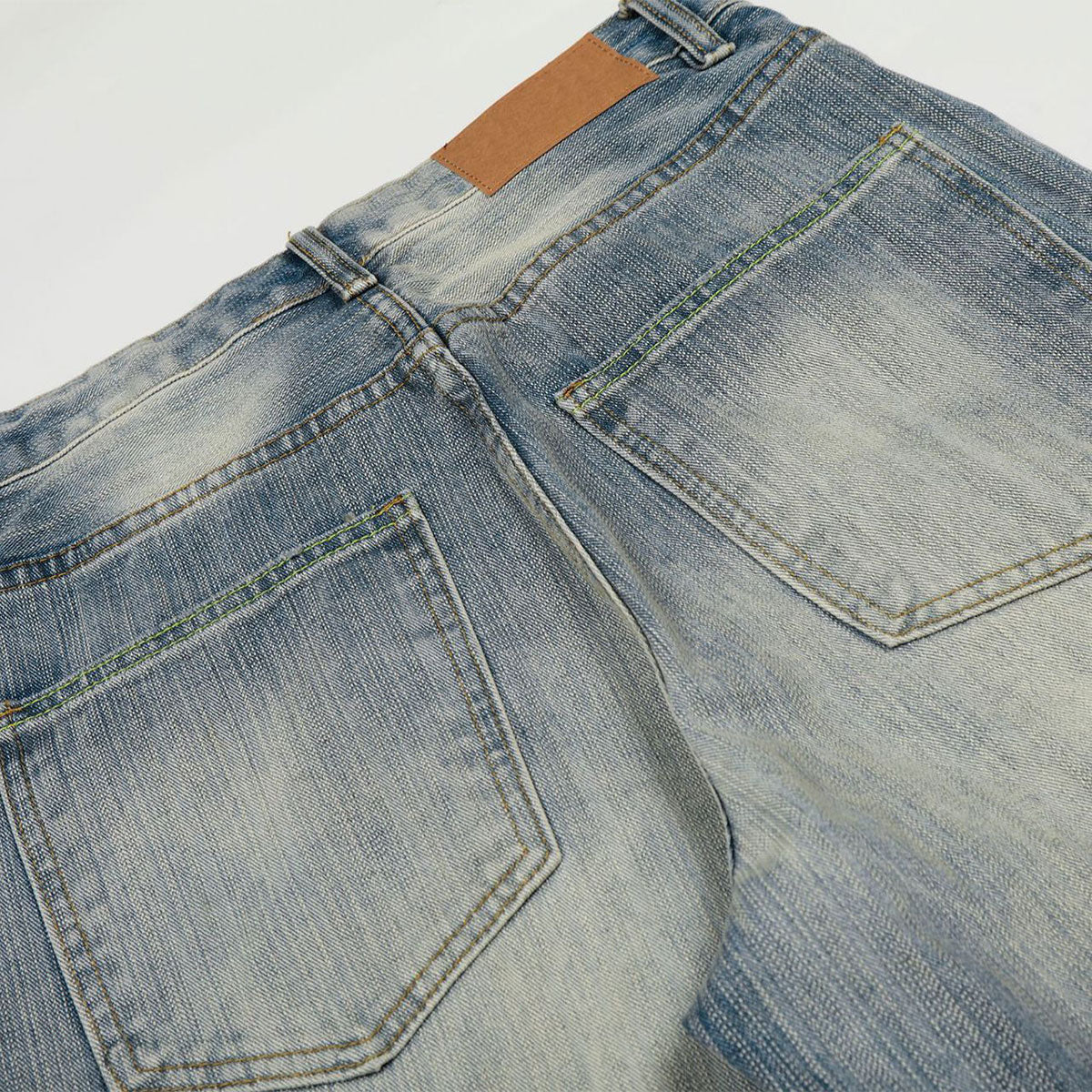 Light Wash High Waist Wide Jeans