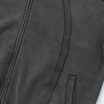 Double Slider Fleece Deconstructed Hoodie