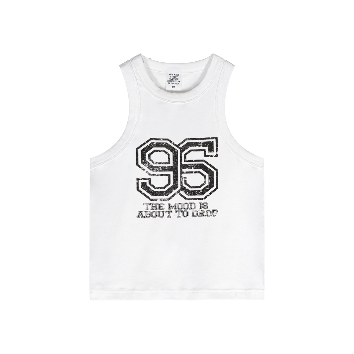 Washed Distressed Graphic Crop Tank-INNBLAC Fashion Apparel