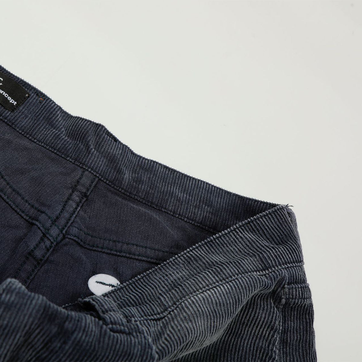 Faded Grey Vintage Wash Wide-Leg Jeans