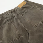 High-Waisted Wide-Leg Button Front Vintage Pants