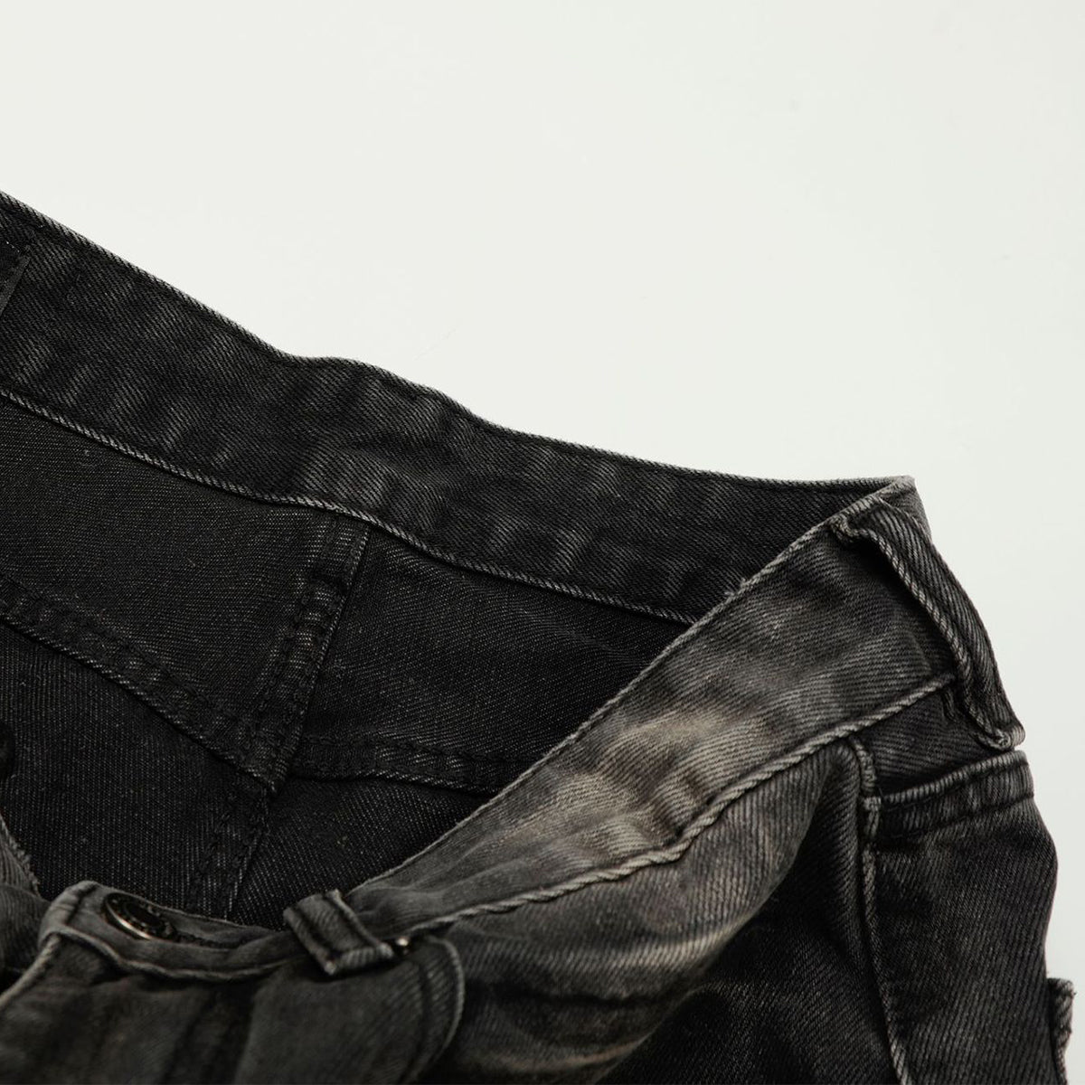 Premium High Street Hand-Rubbed Whisker Loose Jeans