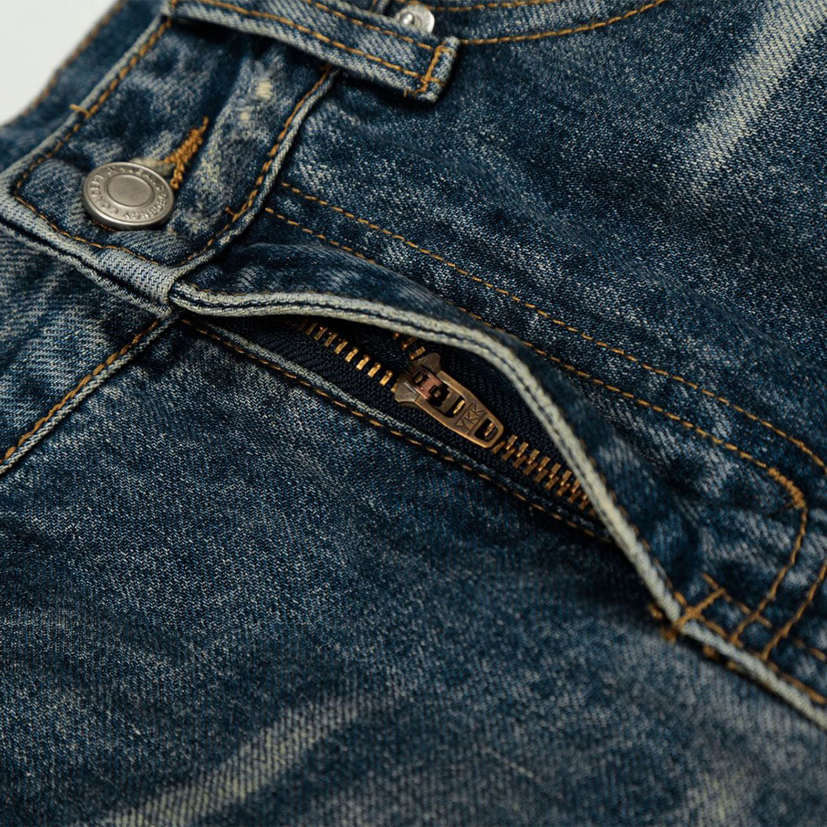 Vintage High Waist Faded Jeans