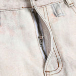 High Street Vintage-Inspired Patchwork Print Wide-Leg Jeans