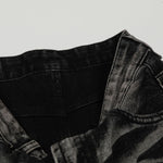 American High-Street Black Washed Flared Jeans
