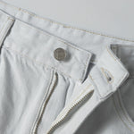High Street Washed Distressed Wide Leg Flared Jeans