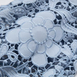 Risen Jeans Embroidered Cut-Out Pearl Rhinestone Ankle Jeans