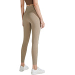 Leggings de yoga sin costuras de color sólido