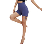 Solid Color Butt-Lift Ruched Shorts