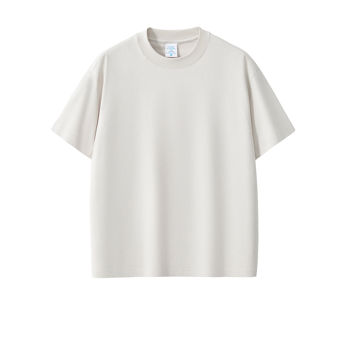 Solid Color Crew Neck Basic Tee 7.2oz