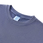 Camiseta corta vintage lavada con bordes sin rematar, 8.4 oz