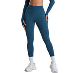 High-Waisted Solid Color Workout Leggings