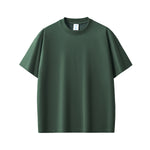 Solid Color Crew Neck Basic Tee 7.2oz