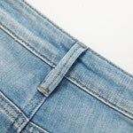 Risen Jeans Wide-Leg Rose-Embroidered Cut-Outs Jeans