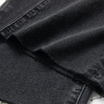 Risen Jeans Pearl-Embellished Floral Embroidered Cut-Out Jeans