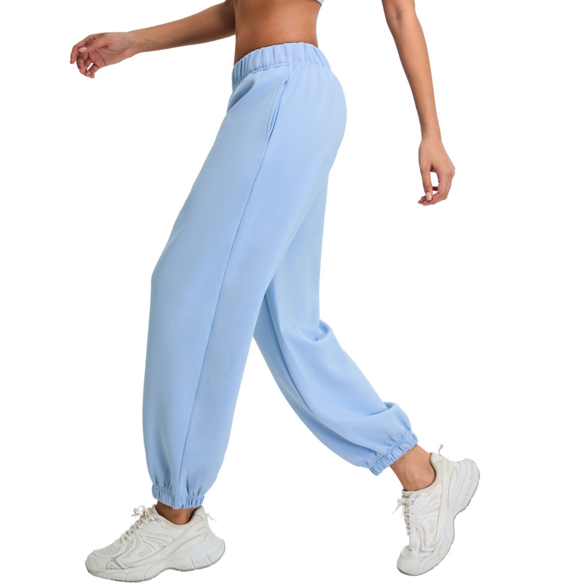 Solid Color Relaxed Fit Joggers