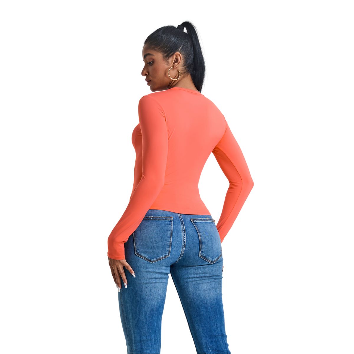 Quick-Dry Slim-Fit Long-Sleeve Tee