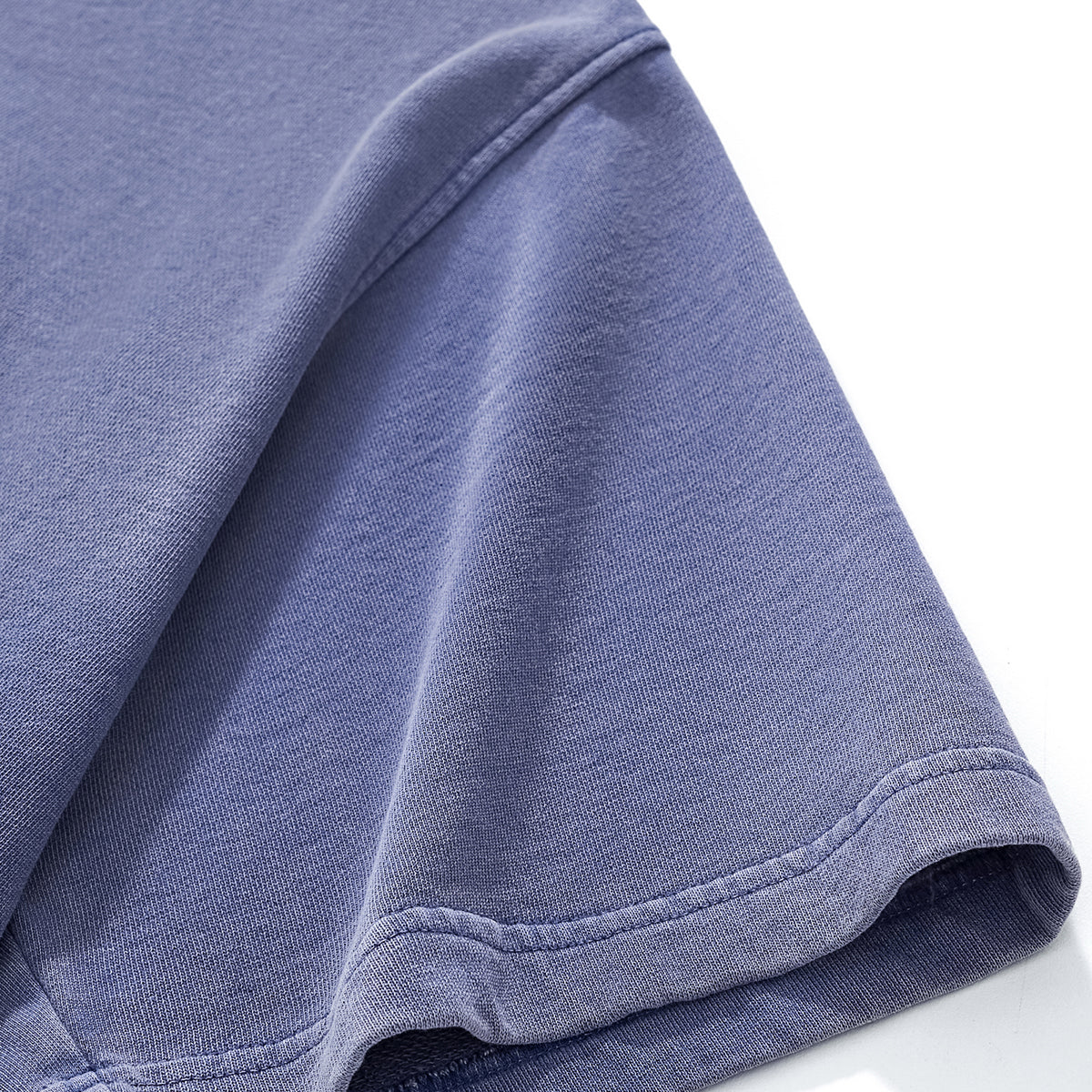 Camiseta corta vintage lavada con bordes sin rematar, 8.4 oz